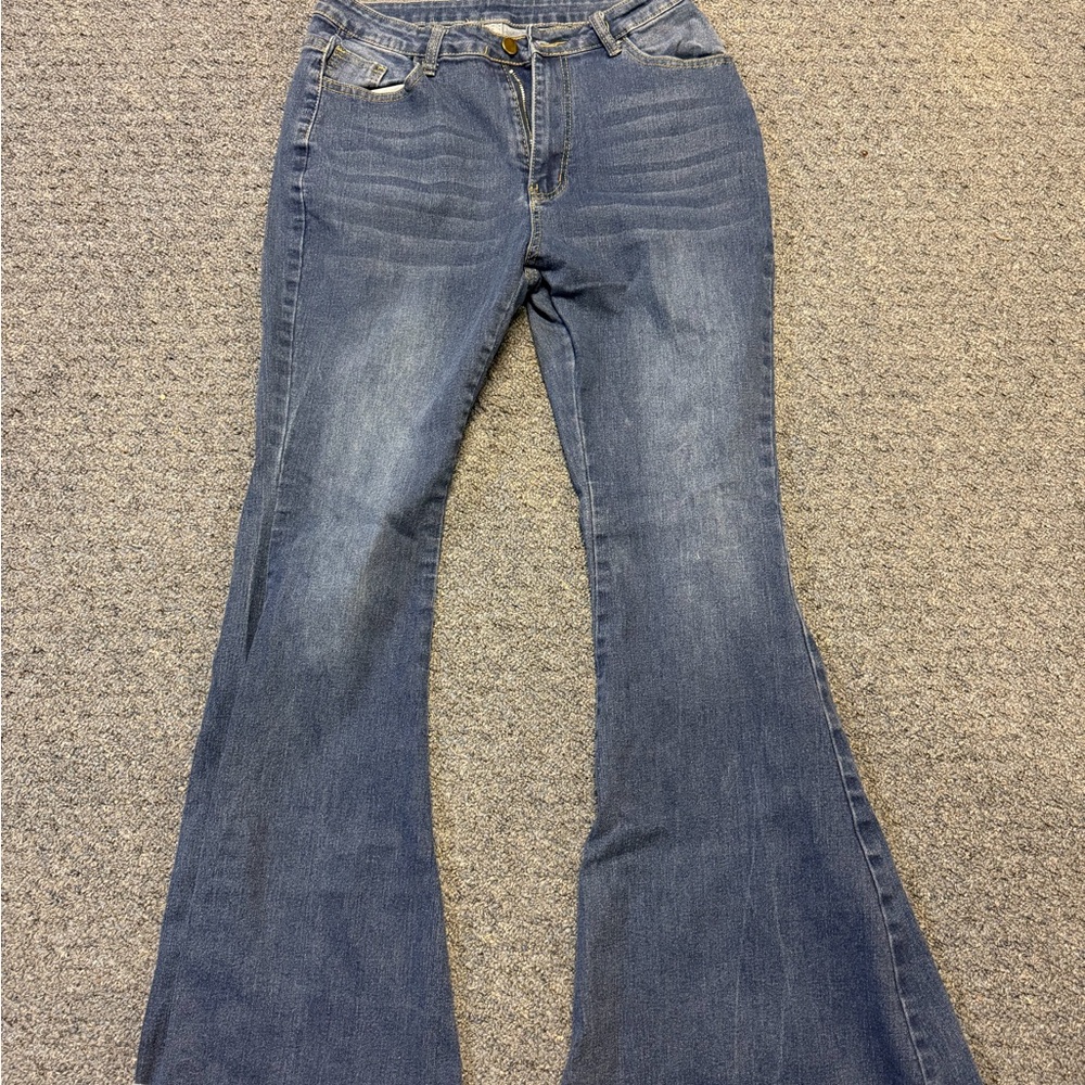 Classic Blue Flared Women's Jeans